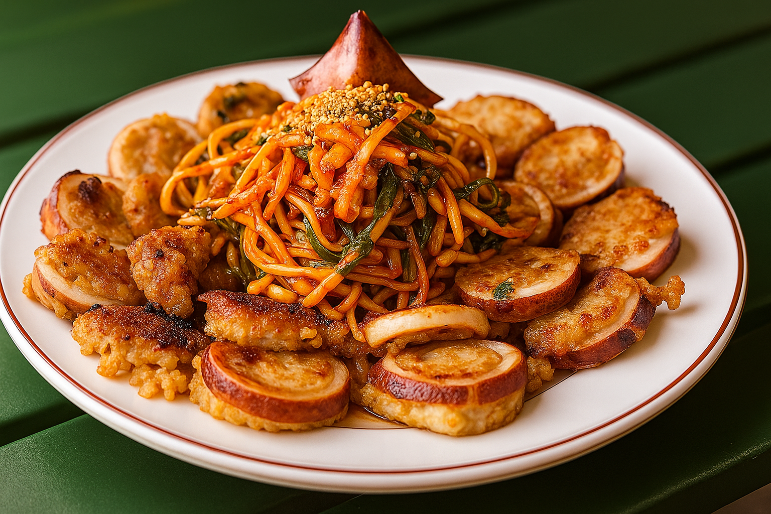 대포항 누룽지 오징어순대